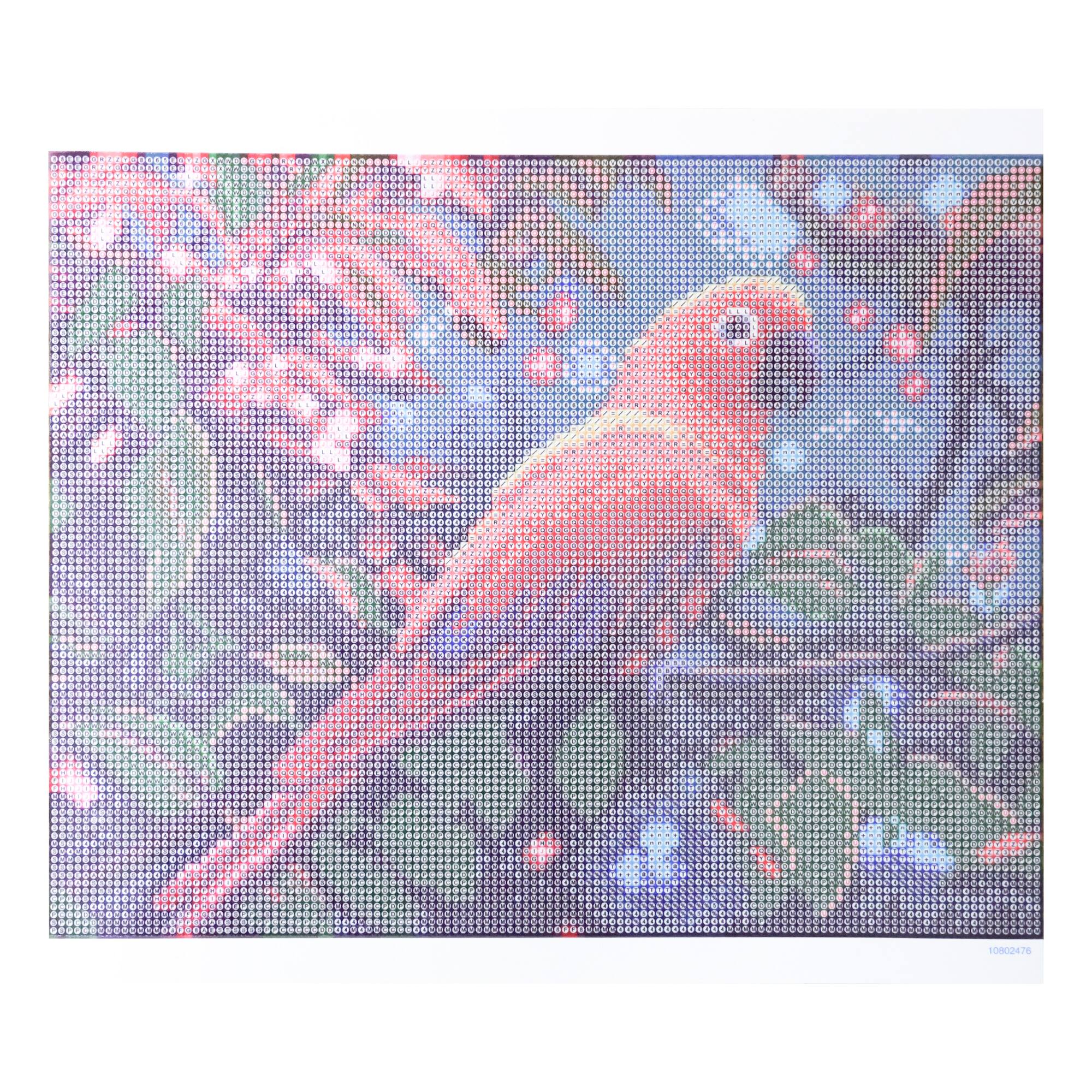 11" x 14" Pink Parrot Diamond Art Kit by Make Market®